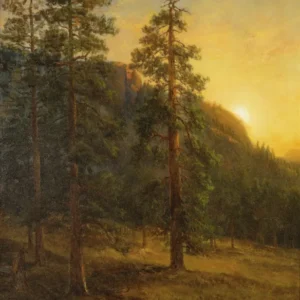 Albert Bierstadt — California Redwoods | Landscape Fine Art Print - 9ArtPrints