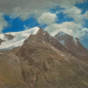 Albert Bierstadt — Peaks in the Rockies | Landscape Fine Art Print - 9ArtPrints