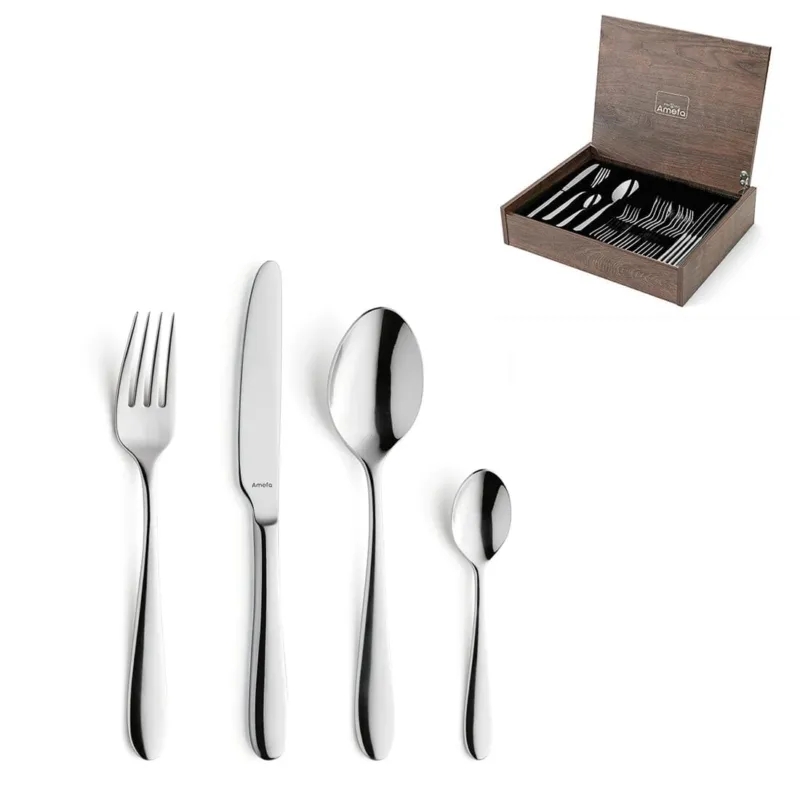 Amefa - Oxford 24-delige Bestelset 6 Personen Hoogglans - in luxe kist Bestekset Amefa