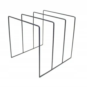 Schallplattenständer aus Metall – Vinyl Organizer mit 3 Fächern