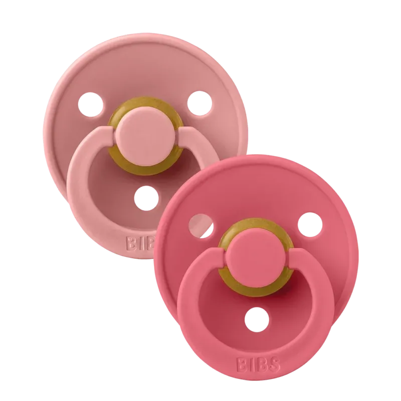Colour 2 Pack - Dusty Pink/Coral - BIBS