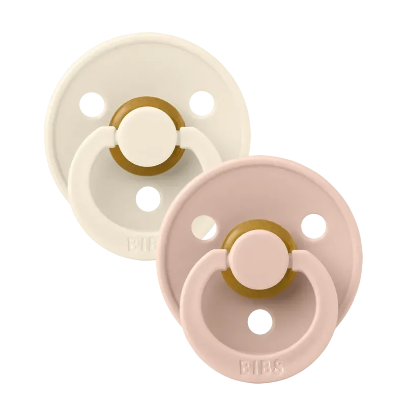 Colour 2 PACK - Ivory/Blush - BIBS