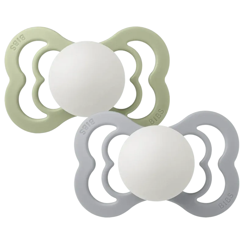 Supreme GLOW 2 Pack - Sage/Cloud - BIBS