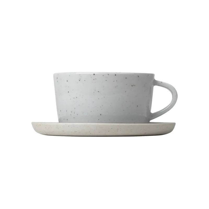 Sablo Tea Cups & Saucers (Set of 4)