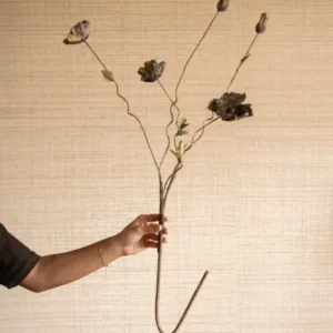 Bloomingville - Faux Flower Poppy Stem Brown - Things I Like Things I Love