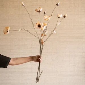 Bloomingville - Faux Flower Poppy Stem - Things I Like Things I Love
