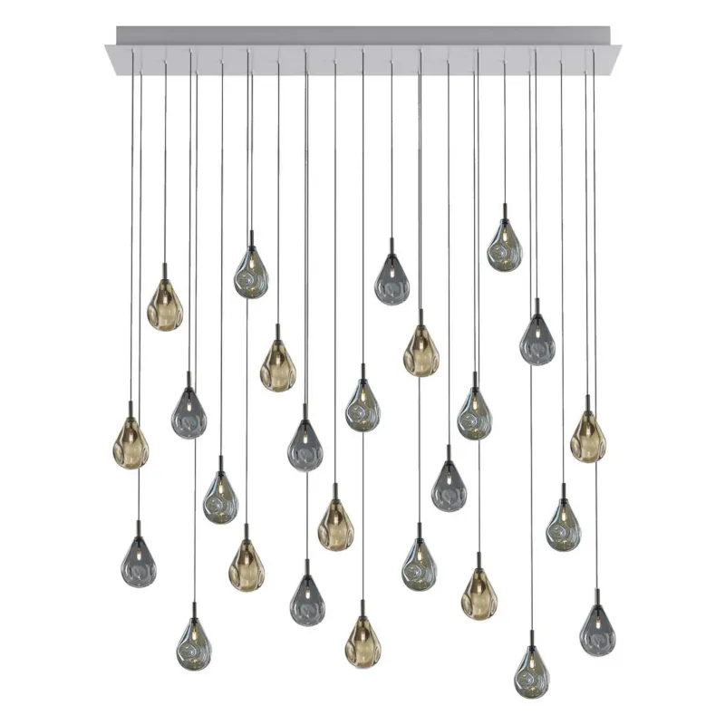 Soap Mini Rectangle LED Chandelier