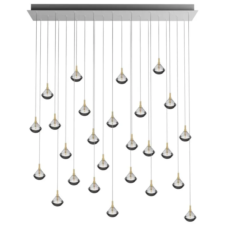 Stellar Dust Rectangle LED Chandelier