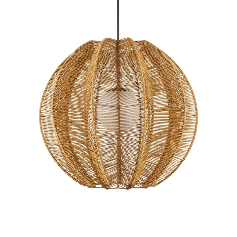 Barbary Fluted Outdoor Pendant Light