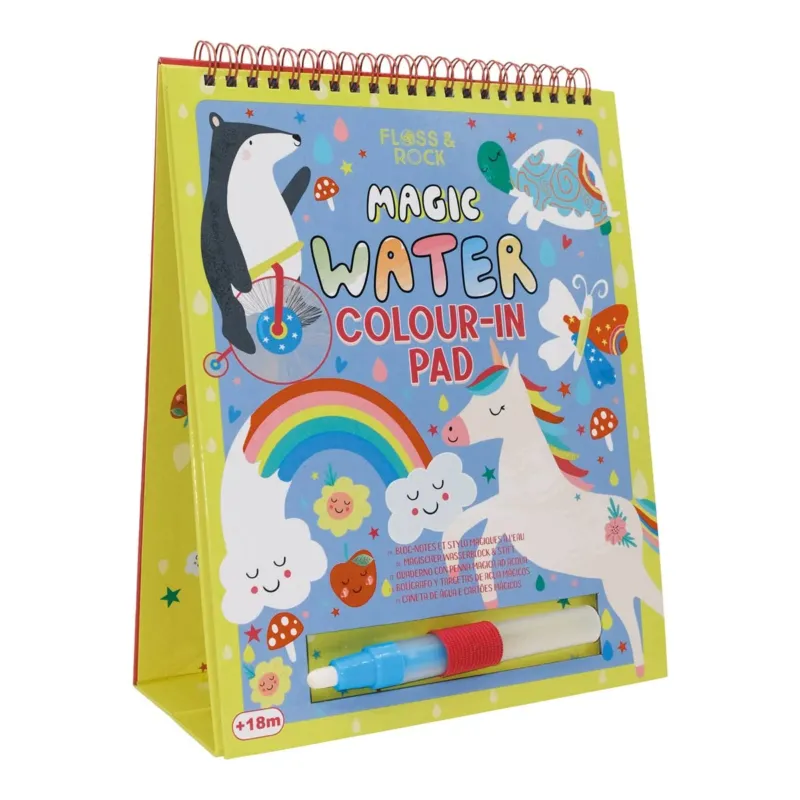Magic Water Pad 'Regenbogenfee' mit Stift