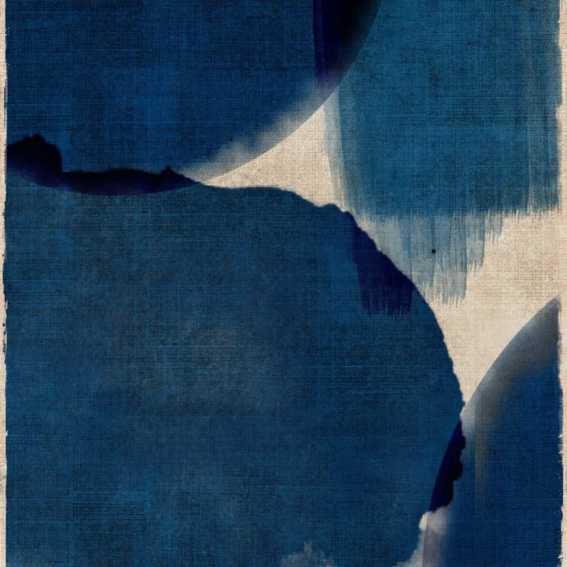 Indigo Marvel Wallpaper Sample Swatch