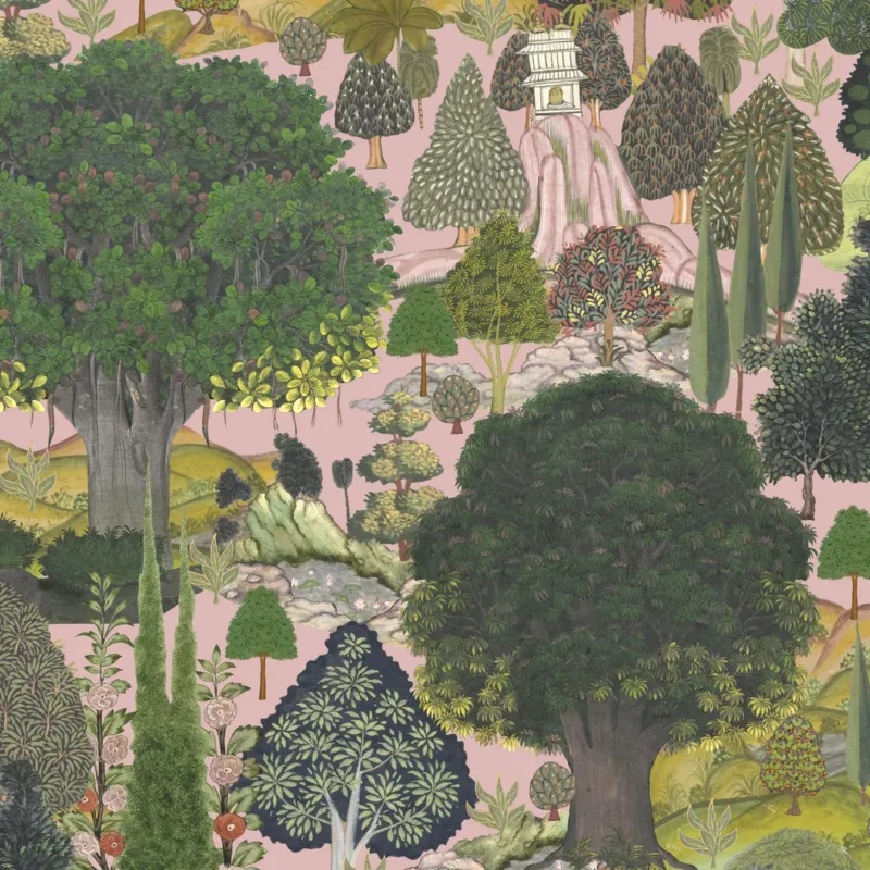 Jardin Sauvage Wallpaper Sample Swatch