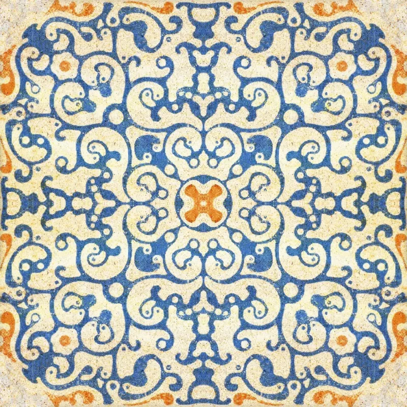 Spanish Tile Wallpaper Sample Swatch