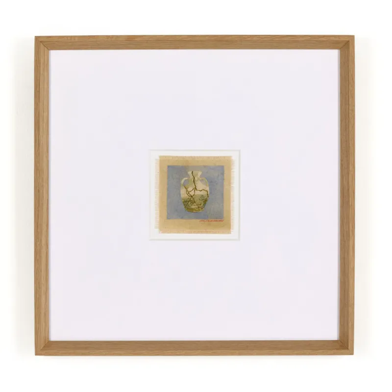 Poetic Mend Blue 2 by Laurel-Dawn Latshaw Wall Art
