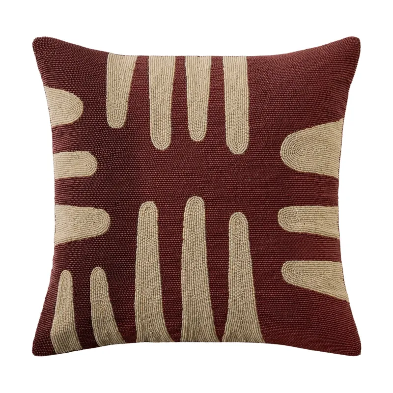 Carthago Beaded Pass Throw Pillow