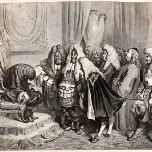 Gustave Doré — Donkey Skin: The King's Councillors | Fairy Tale Illustration Print - 9ArtPrints
