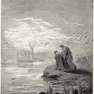 Gustave Doré — Purgatorio, Canto II: Behold God's Angel | Dante Illustration Print - 9ArtPrints