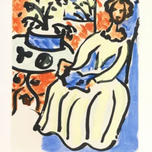Henri Matisse — Marie-José in a Yellow Dress | Fine Art Print - 9ArtPrints