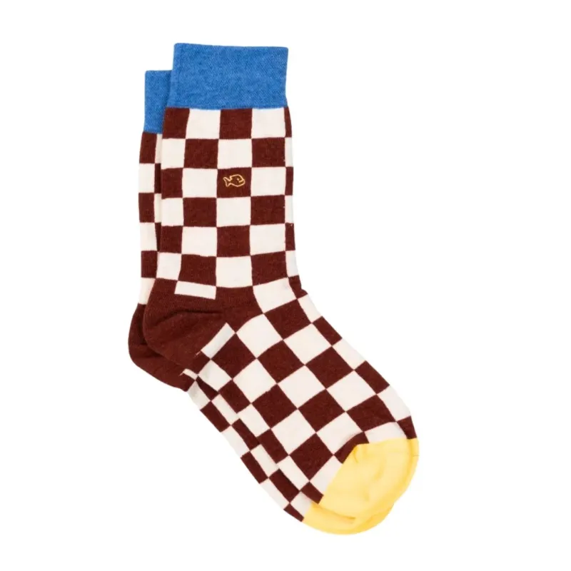 Herren Socken mit Karomuster mehrfarbig phoenix