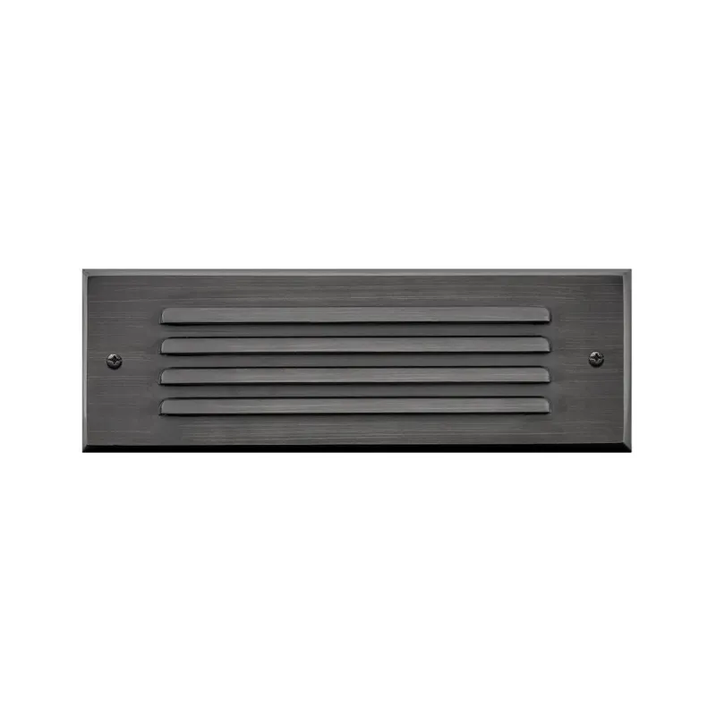 Louvered Brick Outdoor Step Light