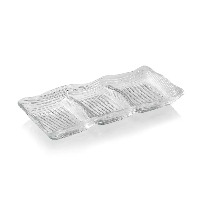All In One 3 Sections Appetizer Tray