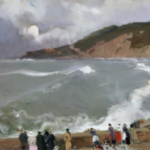 Joaquín Sorolla — Breakwater, San Sebastián | Fine Art Print - 9ArtPrints