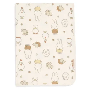Jollein Decke - Jersey - Miffy Family Farm 513-511-68156 Decke Jollein – Studio Produktbild Frontansicht
