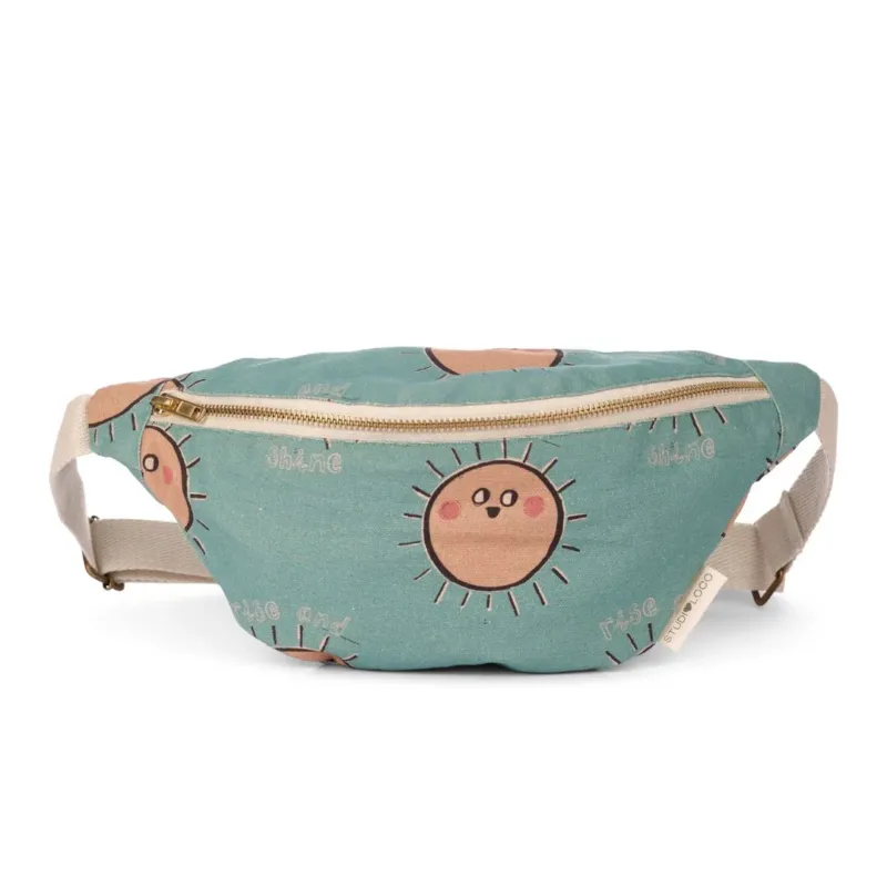 Kinder Canvas Bauchtasche mit Sonnenmuster