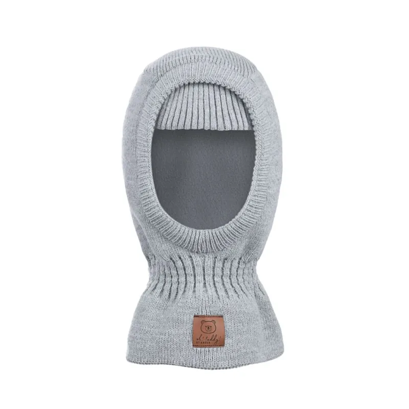 Kinder Schlupfmütze 'Balaclava' grau