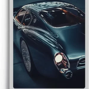 Paul Sinus Leinwandbild 40x60cm Aurelio GT – Luxus, Eleganz, Geschwindigkeit, Sportwagen, Design, Retro, Zukunft, Stil, Automobil, Exklusivität