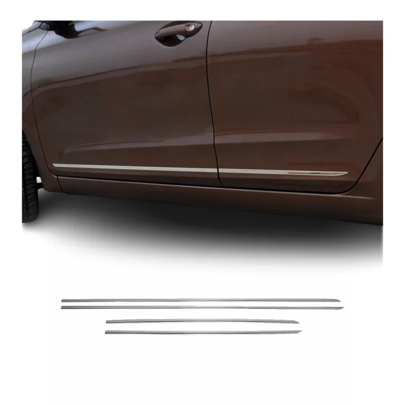 Seitentürleiste Türschutzleiste für Skoda Octavia 5E 2013-2019n Edelstahl 4x