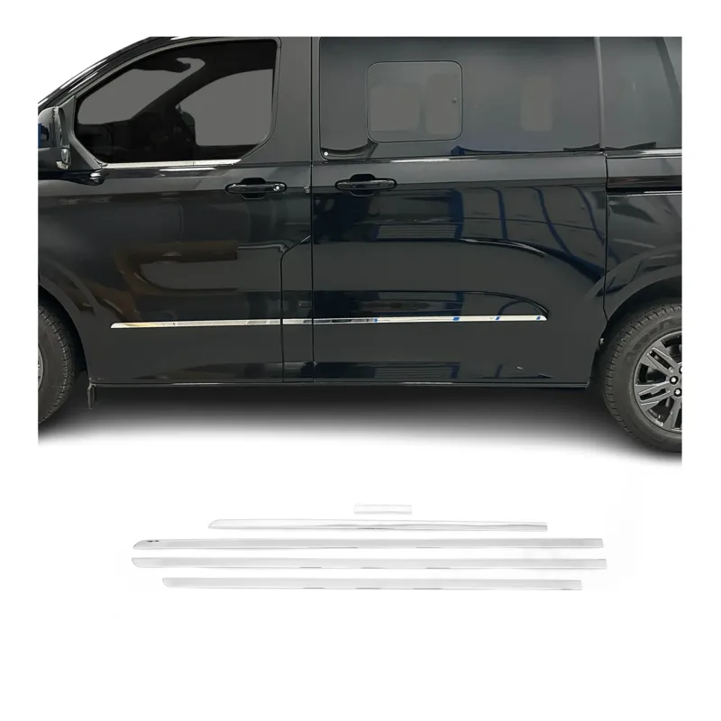 Seitentürleiste Türleiste für VW Transporter T7 2024-2026 Edelstahl 5x