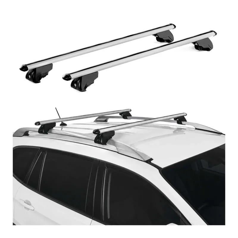 Dachträger für Ford Focus II Kombi 2004-2011 Aluminium Silber Dachgepäckträger