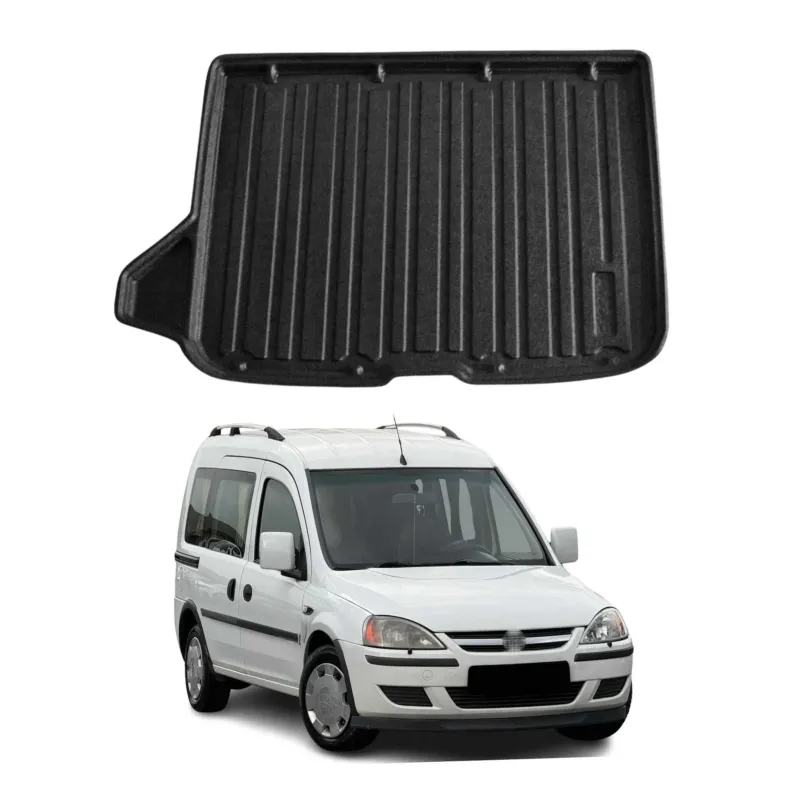 Kofferraumwanne Laderaumwanne für Opel Combo 2001-2011 Gummi TPE Schwarz