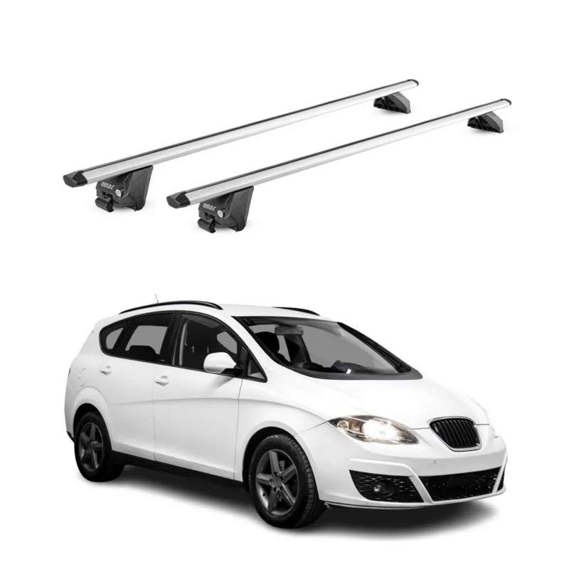 Dachträger Grundtäger für Seat Altea Freetrack XL 2007-2015 100kg Alu Silber ABE