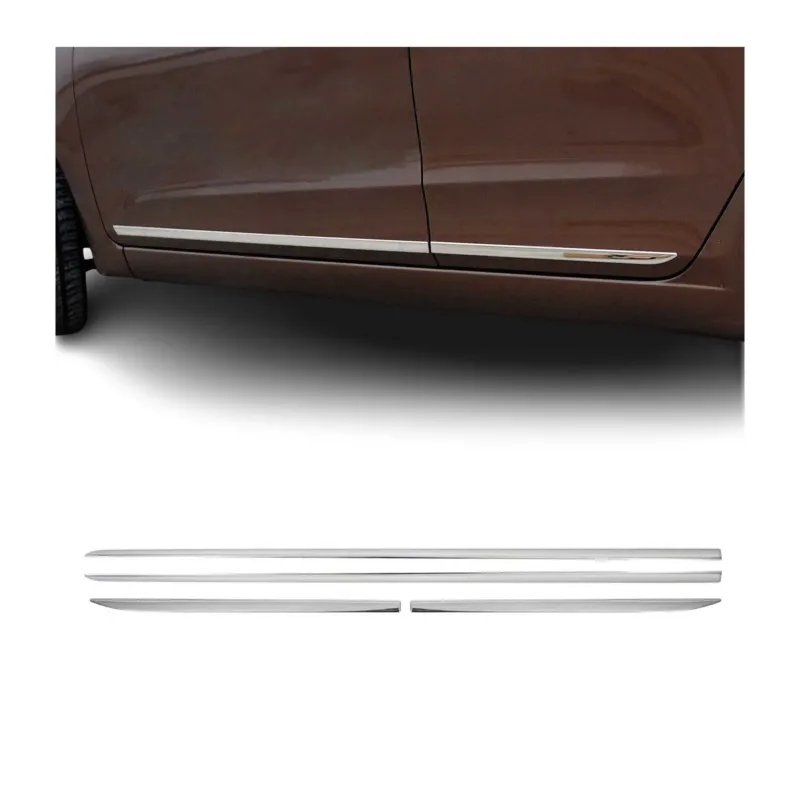 Seitentürleiste Türleisten Türschutzleisten für VW Golf 2012-2019 Edelstahl 4x