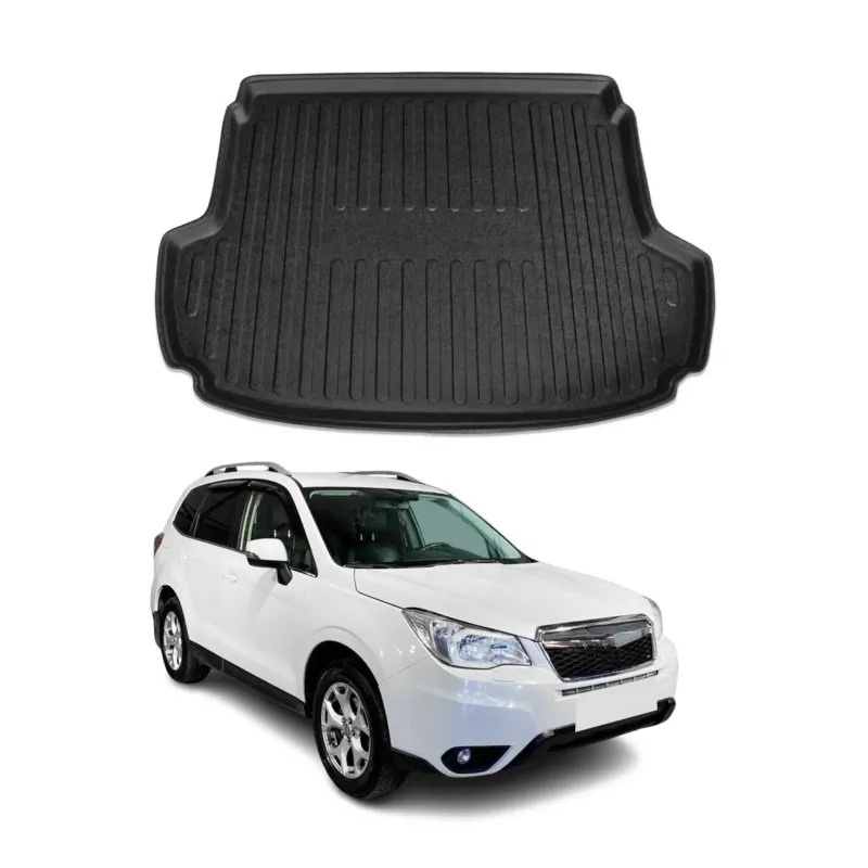 Kofferraumwanne Laderaumwanne für Subaru Forester IV 2013-2018 Gummi TPE Schwarz