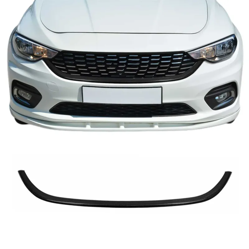 Kühlergrill Leisten Grillleisten für Fiat Tipo Limo Schrägheck 2015-2026 Carbon