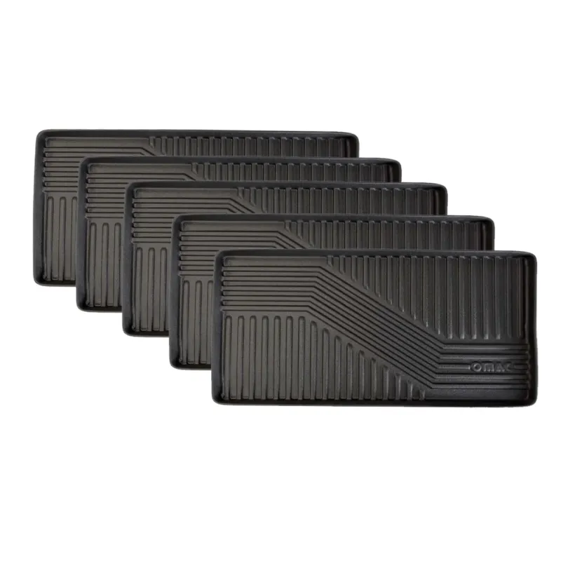 5x OMAC Schuhmatte Sauberlaufmatte Abtropfschale Napfunterlage 78x38cm Unterlage