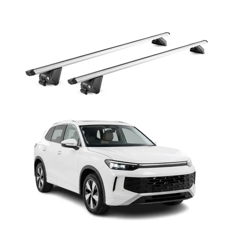 Dachträger für VW Tayron II 2024-2026 100kg Aluminium Silber 2x ABE