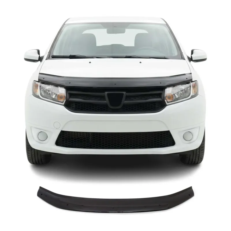 Motorhaube Deflektor Insektenschutz für Dacia Logan MCV 2013-2020 Dunkel