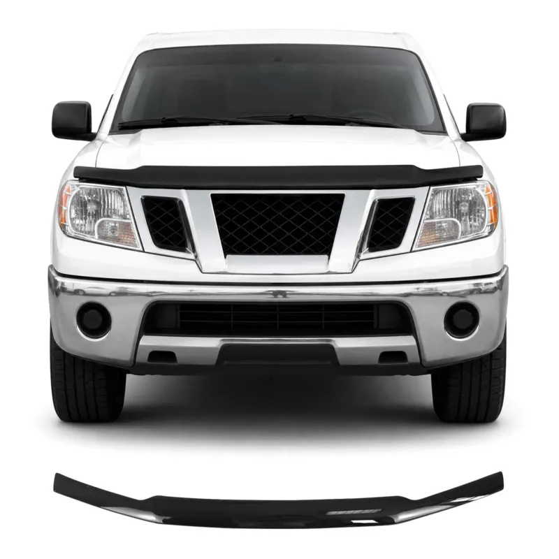 Motorhaube Deflektor Insektenschutz für Nissan Frontier 2005-2020 Dunkel