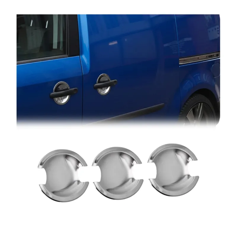 Türgriffschalen Türgriffmulden für VW Transporter T5 2003-2015 Edelstahl Chrom