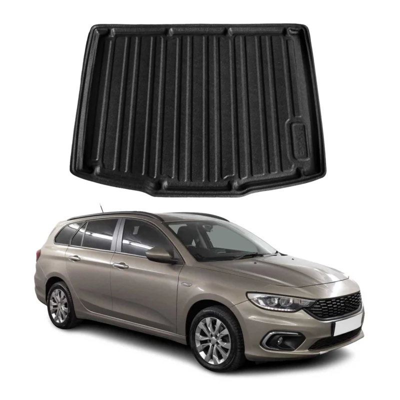 Kofferraumwanne Laderaumwanne für Fiat Tipo Kombi 2015-2026 Untere Gummi TPE
