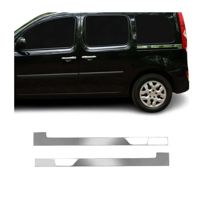 Seitentürleiste Türleisten Türschutzleiste für Mercedes Citan 2012-2021 Chrom 2x