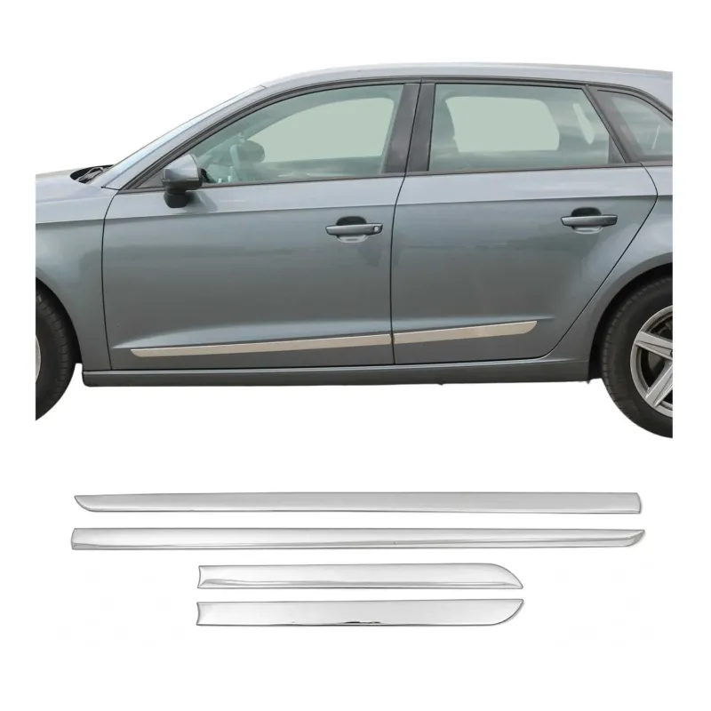 Türschutzleisten Seitentürleiste Türleisten für Ford Kuga I 2008-12 Edelstahl 4x