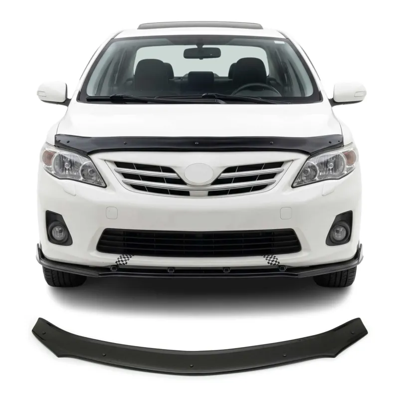 Motorhaube Deflektor Insektenschutz für Toyota Corolla 2007-2013 Dunkel