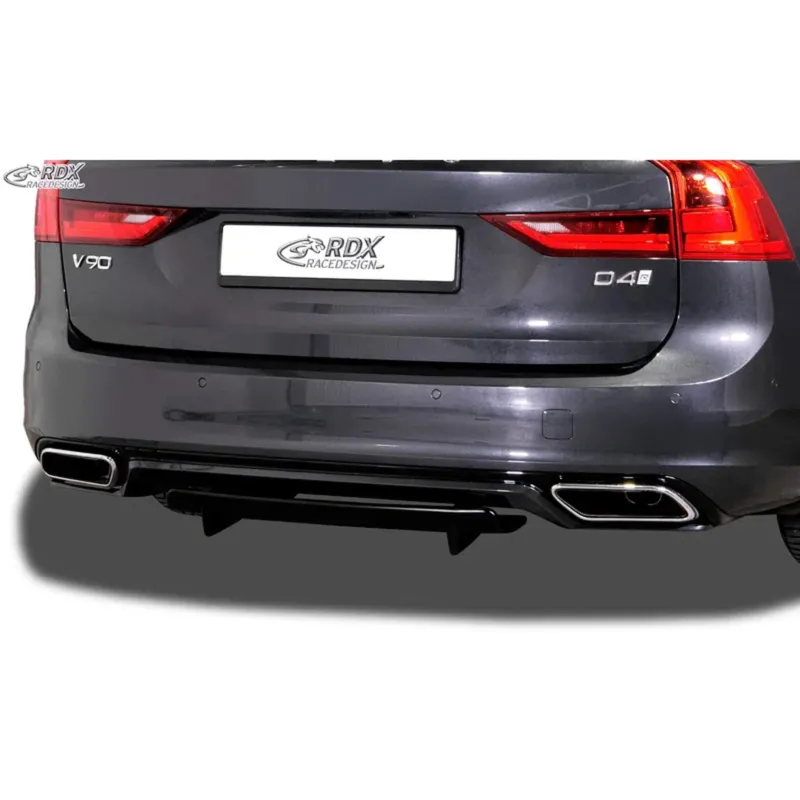 RDX Heckschürzenansatz Diffuser U-Diff für Volvo S90/V90 R-Design 2016-