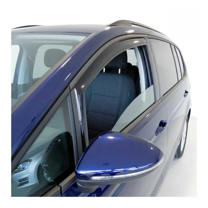 Windabweiser Regenabweiser für VW Touran 2015-2026 Dunkel Acryl 2tlg