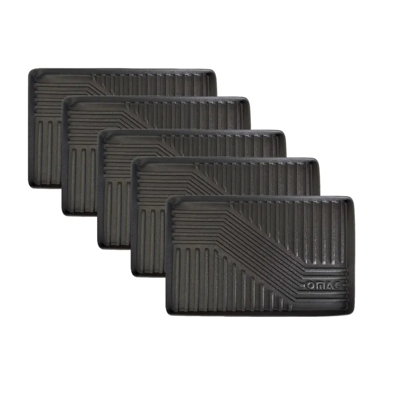 5x OMAC Schuhmatte Sauberlaufmatte Abtropfschale Napfunterlage 58x38cm Unterlage